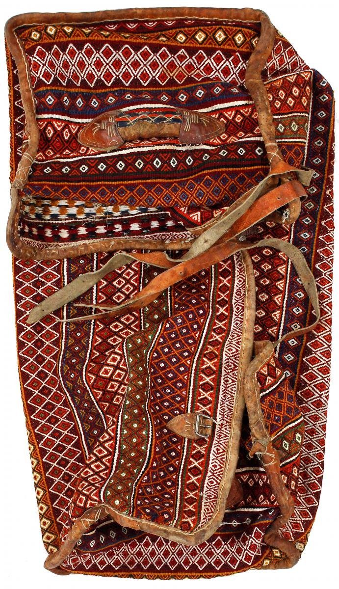 Orientteppich Kelim Mafrasch Tasche 49x101 Handgeknüpfter Orientteppich, Nain Trading, rechteckig, Höhe: 5 mm