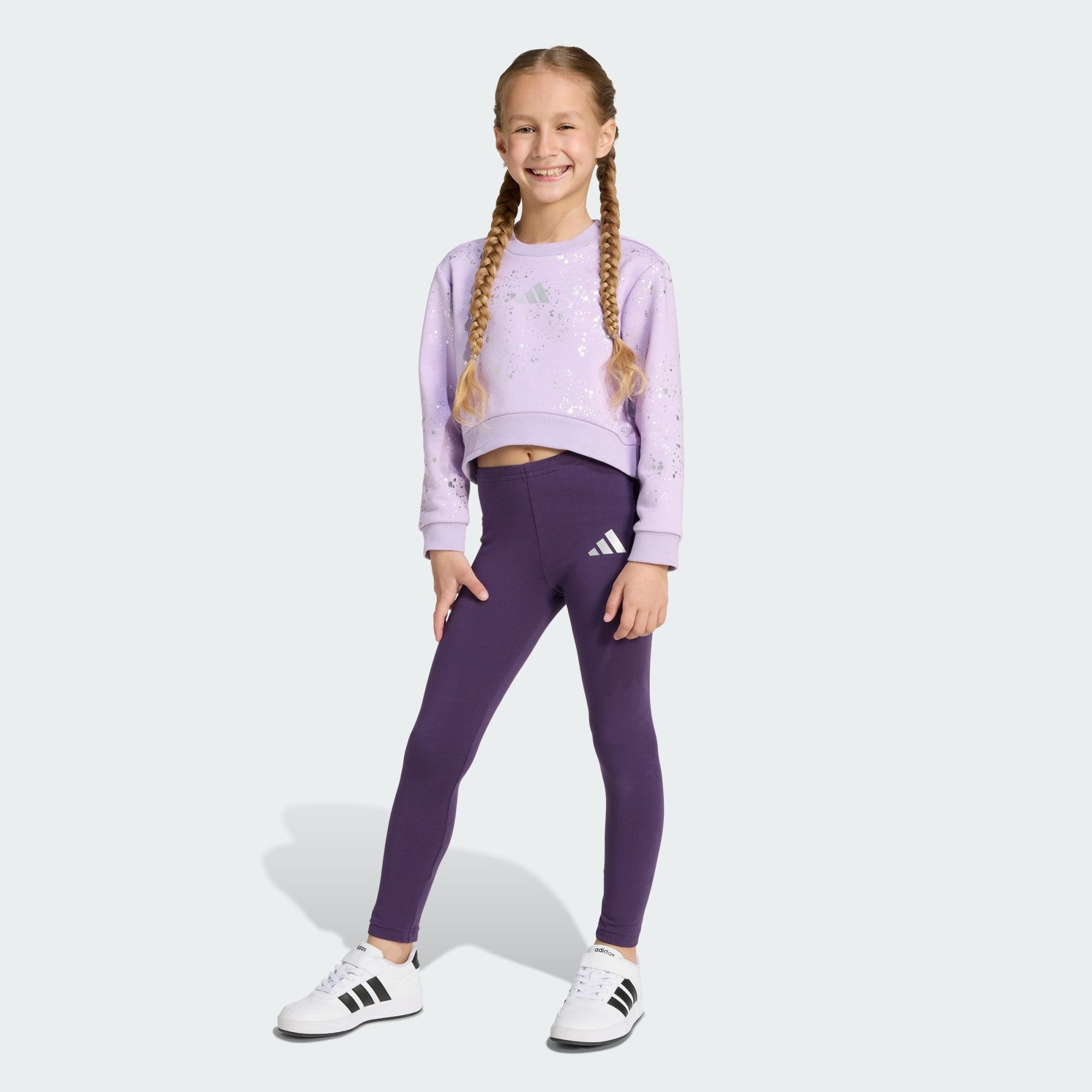 adidas Sportswear Trainingsshirt LITTLE GIRLS EVERYDAY GLAM SET KINDER (1-tlg)