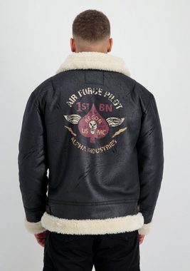 Alpha Industries Lederjacke ALPHA INDUSTRIES Men - Leather & Faux Jackets B3 FL Custom