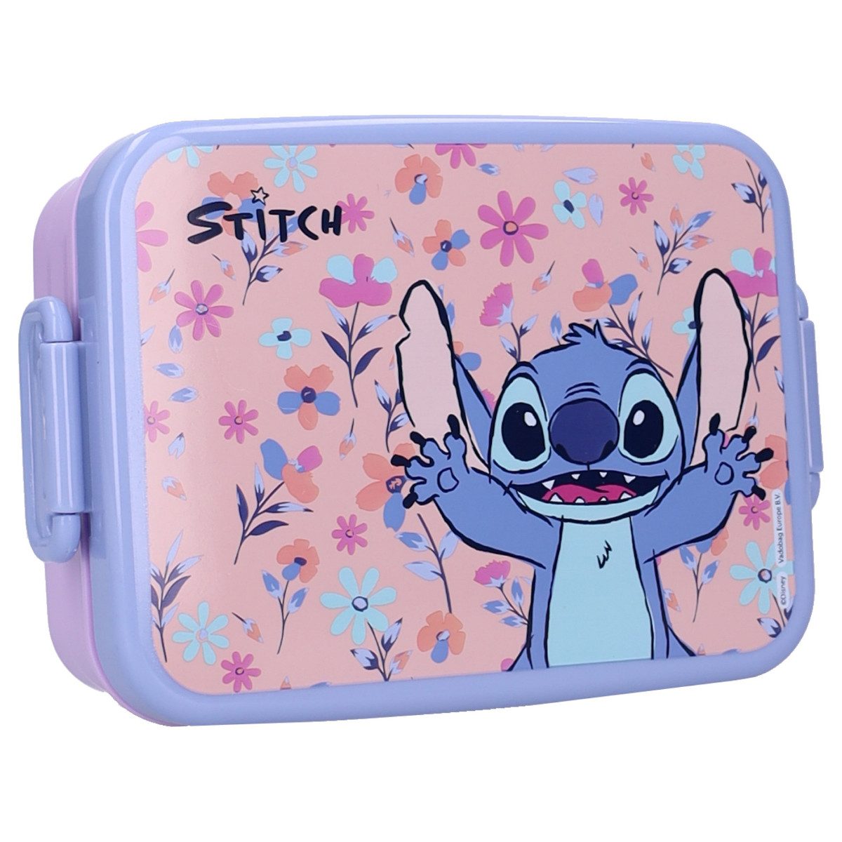 Disney Lunchbox Stitch Kinder Lunchbox Lunch Bunch mit Blumenmotiv