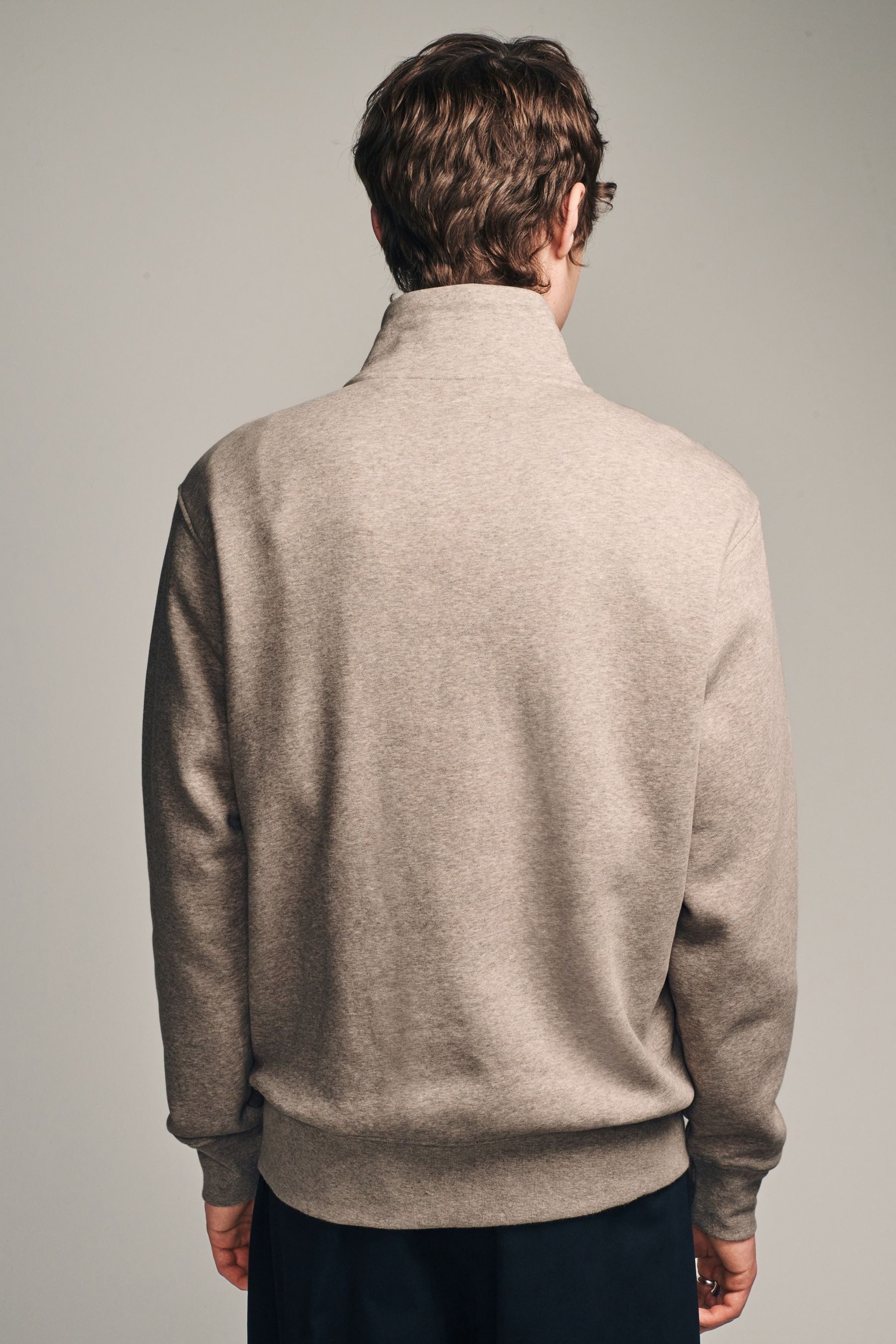 Next Sweatshirt Jersey-Sweatshirt mit Reißverschlusskragen (1-tlg) günstig online kaufen