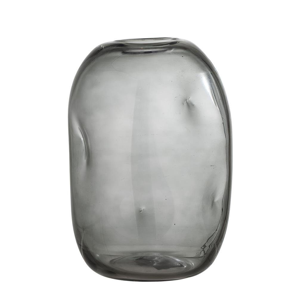 Bloomingville Tischvase Blumenvase cm Grau Glas, 26 elegante Dekoration Vinda dänisches Design