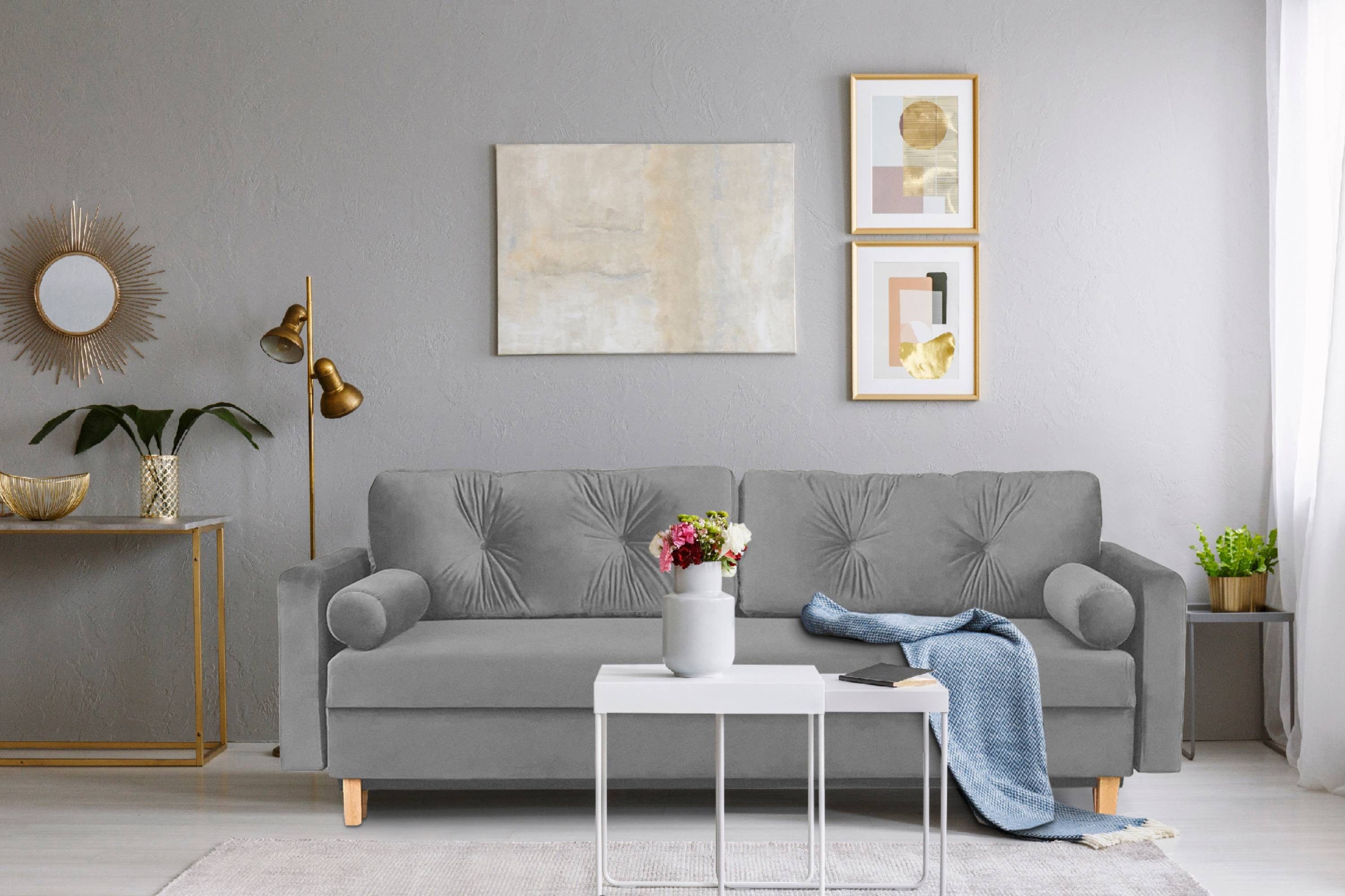 KONSIMO® Schlafsofa ERISO Sofa 3-Personen, ausziehbare günstig online kaufen