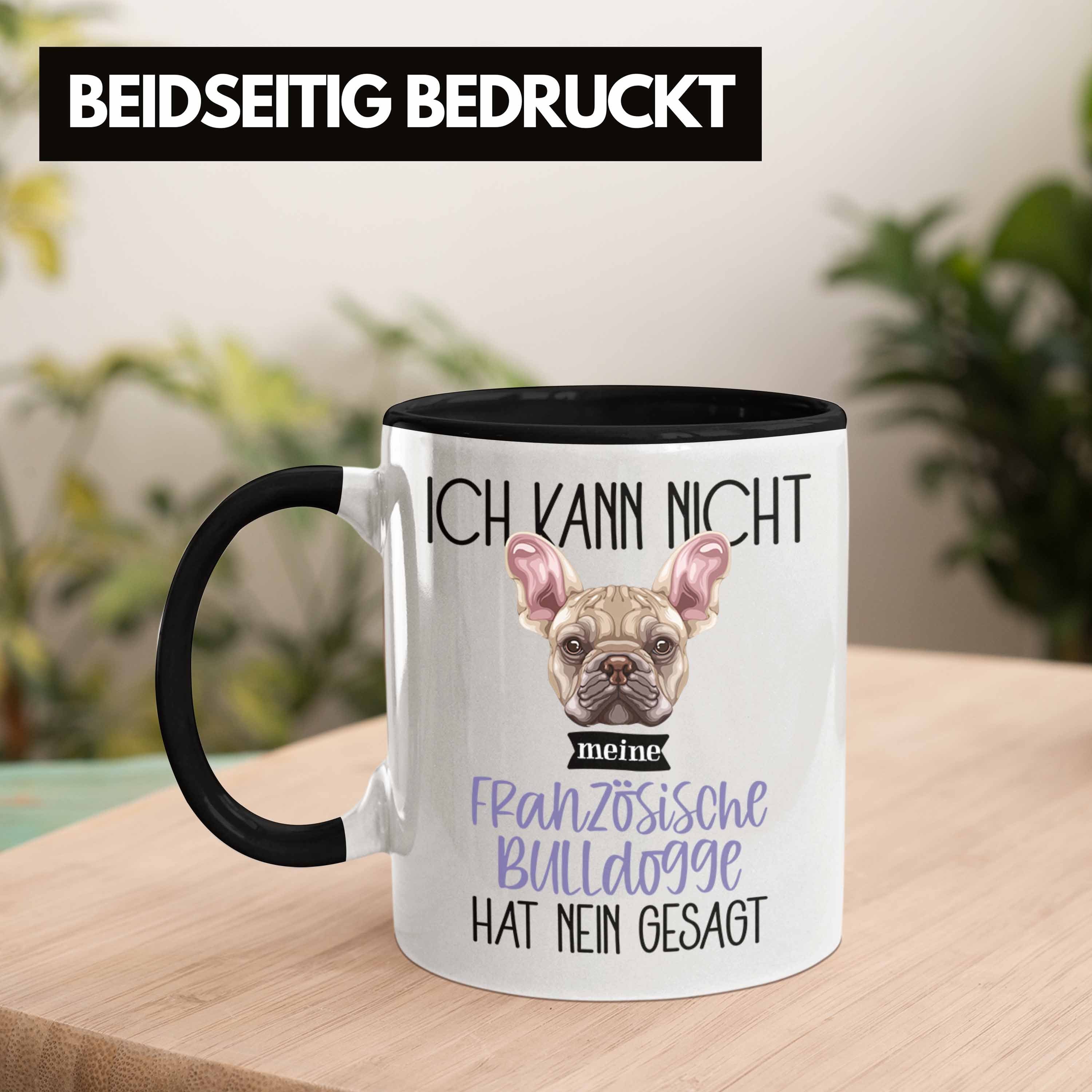 Geschen Lustiger Bulldogge Spruch Französische Besitzer Geschenk Tasse Tasse Schwarz Trendation