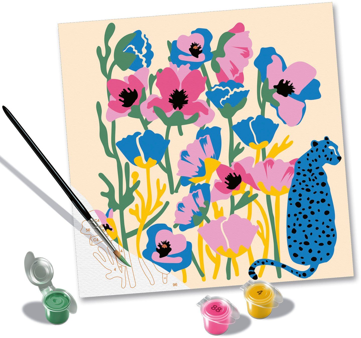 Ravensburger Malen nach Zahlen CreArt, Poppy, Made in Europe