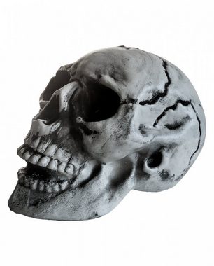 Horror-Shop Dekoobjekt Preiswerter Totenschädel 24cm als Halloween Deko