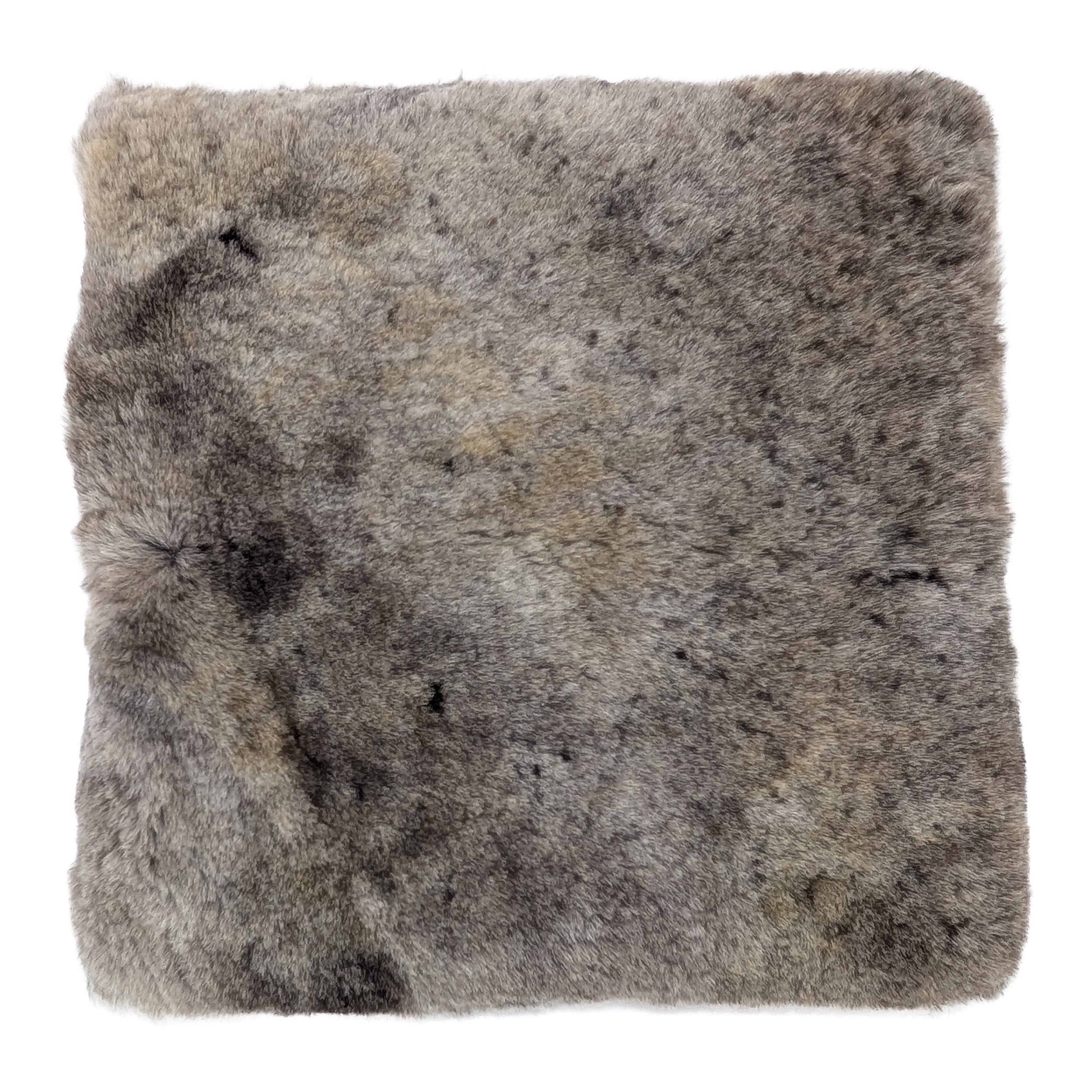 Reissner Lammfelle Sitzkissen Sitzauflage SOFI ungefärbte naturbunte Merino Lammfelle 35x35cm