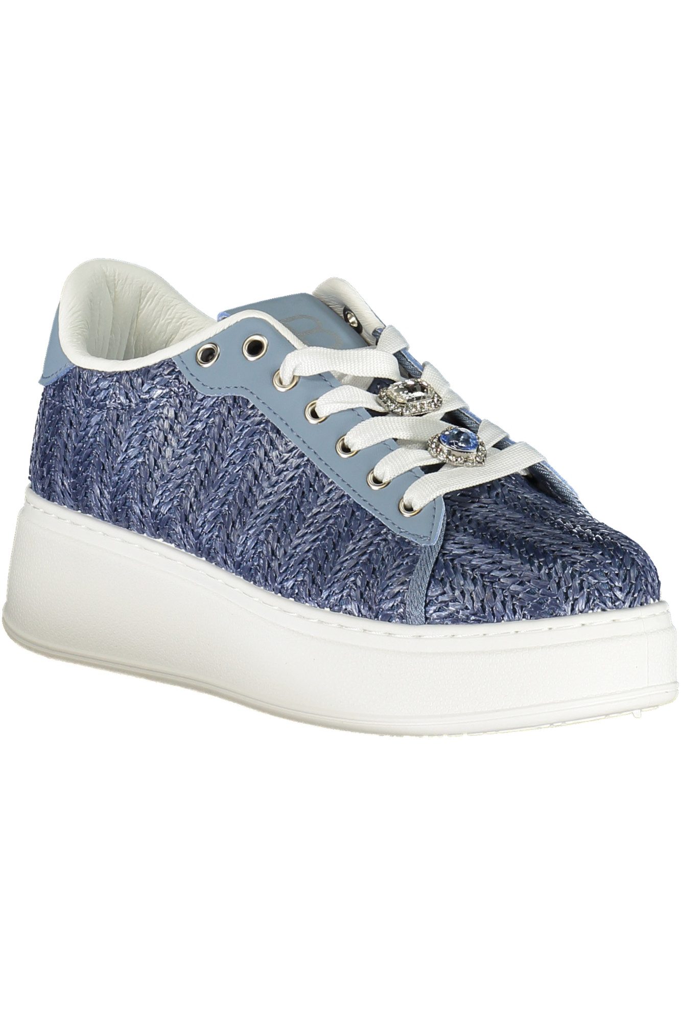 Laura Biagiotti Sneaker Damen-Sneaker Blau mit hellblauen Akzenten und