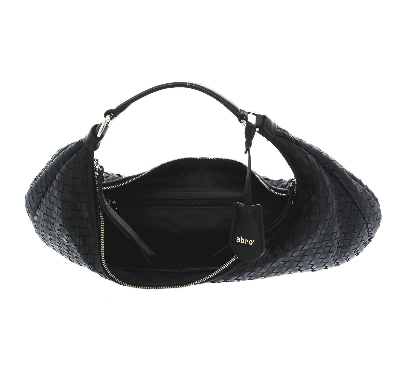 Abro Schultertasche Leather Piuma Weaving (Set, 2-tlg)