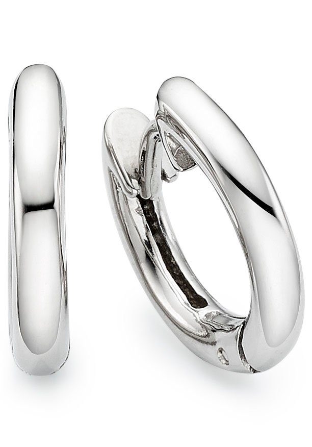 Paar Creolen Schmuck Geschenk Silber 925 Ohrschmuck Ohrringe