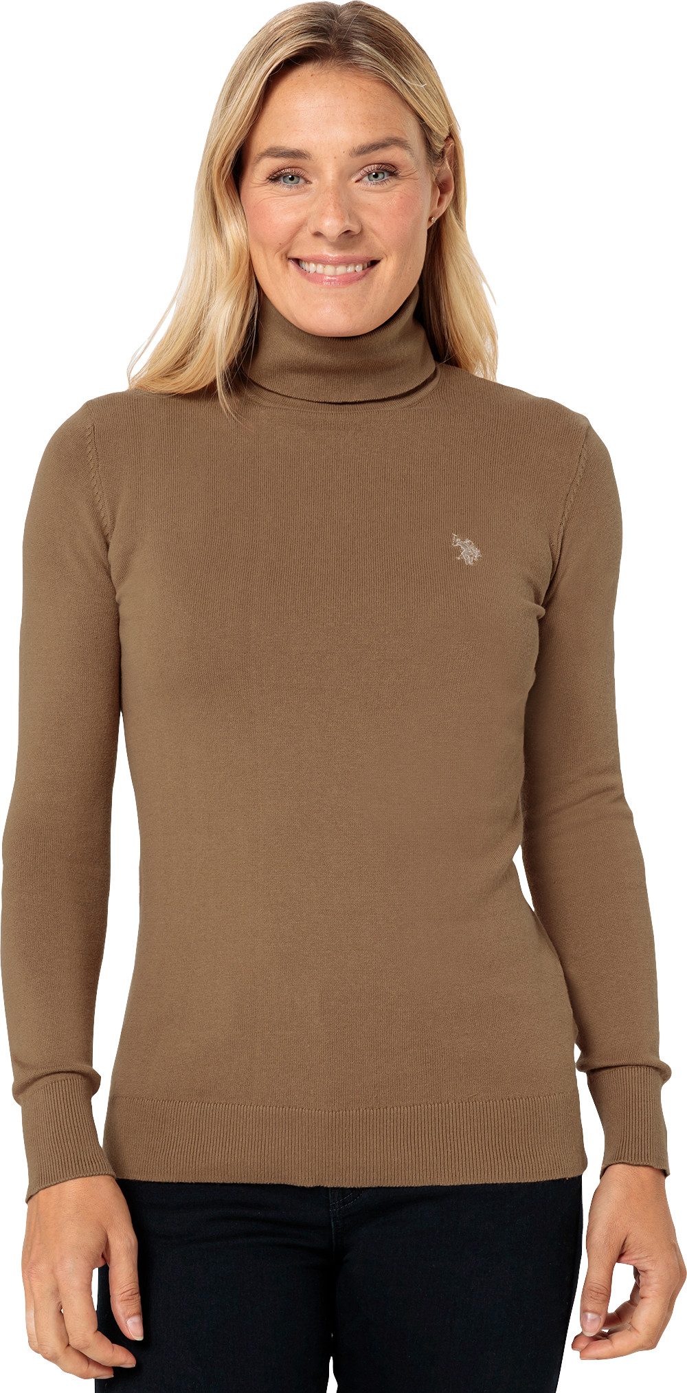 U.S. Polo Assn. Rollkragenpullover bequem, vielseitig und unkompliziert