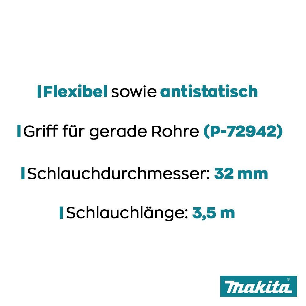 Makita Saugschlauch Makita Saugschlauch Handstück statisch Makita VC-Staubsauger P-81739, (1 St)