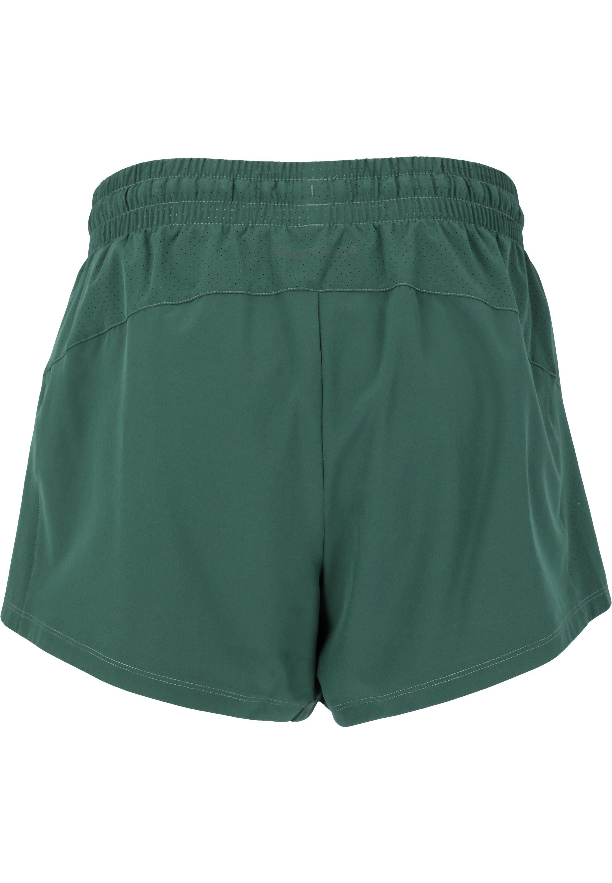 ENDURANCE Shorts Eslaire mit praktischen grün Taschen