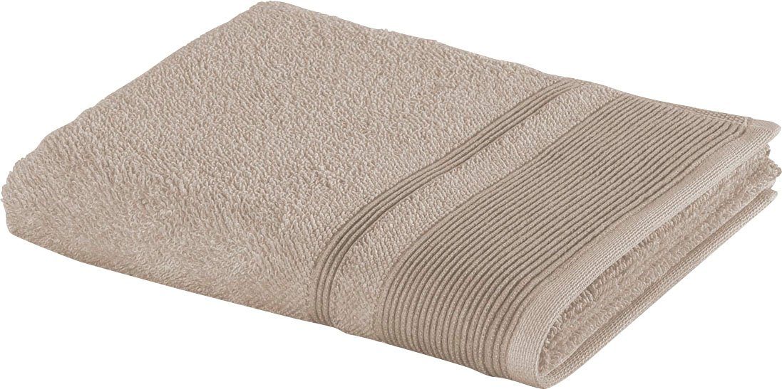 Möve Duschtücher Wellbeing Perl, Walkfrottier (1-St), mit toller Perlstruktur cashmere