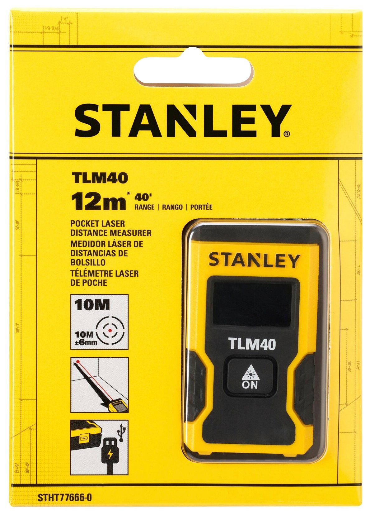 STHT77666-0 Decker Entfernungsmesser Stanley STANLEY Black by &