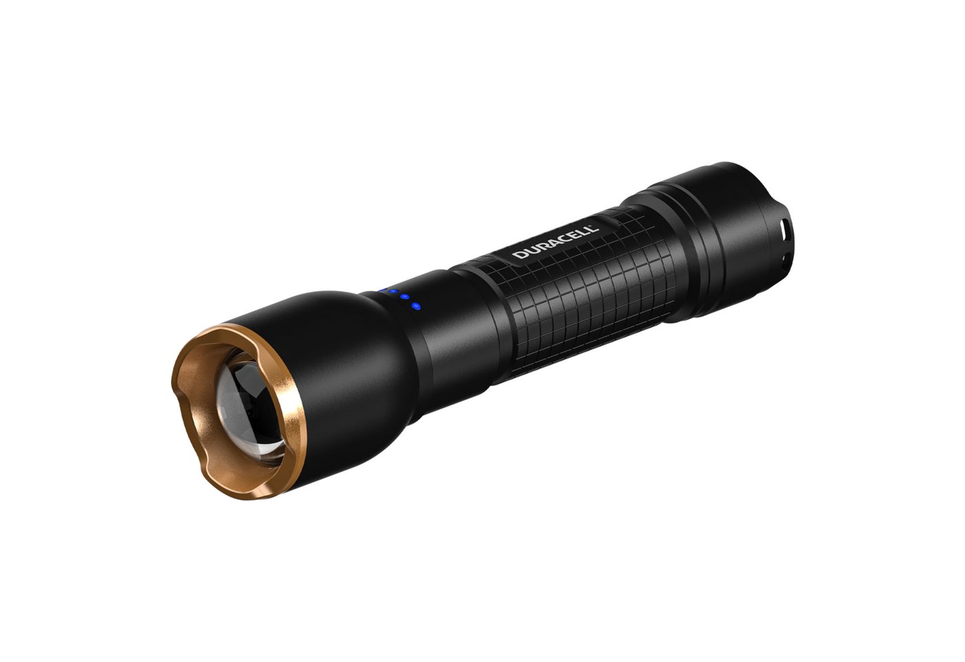 Duracell LED Taschenlampe DF2500R, High/Mid/ Low Focus-Funktion aufladbar USB-C in & out