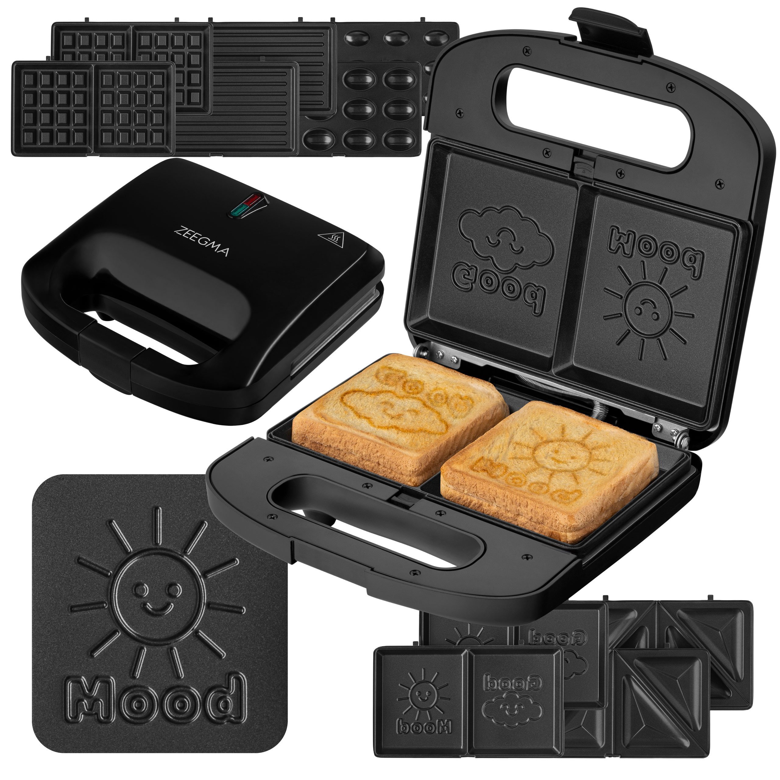 4-in-1-Sandwichmaker ROTEE CHEF EASY