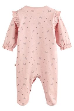 Next Schlafoverall Babyschlafanzüge mit passendem Turban, 3er-Pack (6-tlg)