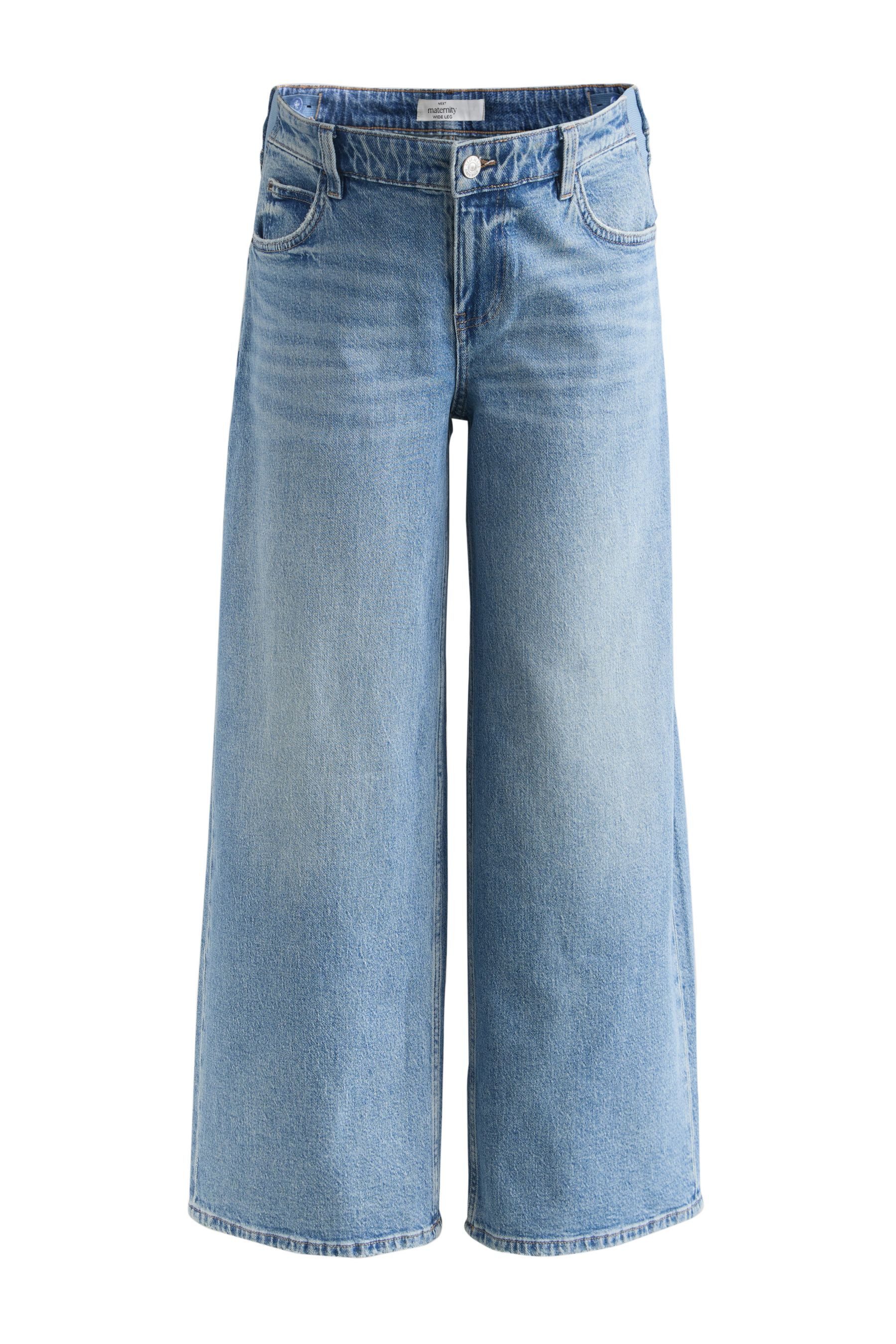 Weite Jeans Denim-Jeans mit weitem Bein, Umstandsmode