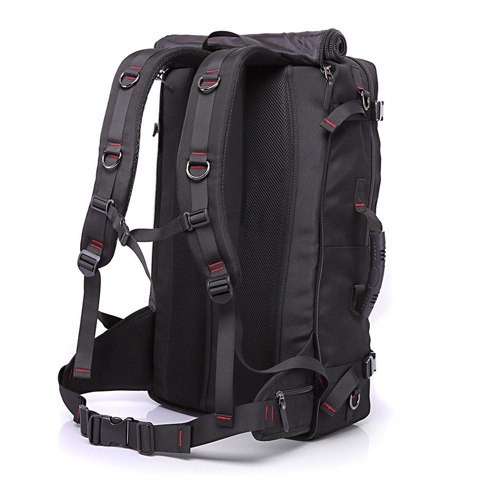 Bagtecs Reisetasche Rucksack + Alu Top Case Universal 65 Liter