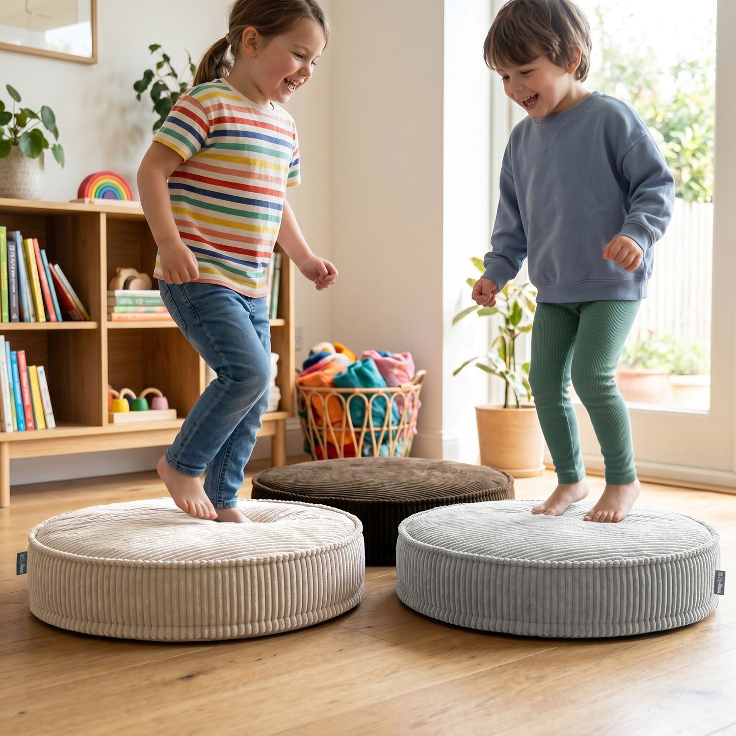 Klappmatratze KM-PF-FLOW-Mx3, KiddyMoon, (Set mit 3 Schaumstoffmodulen), Made in Europe