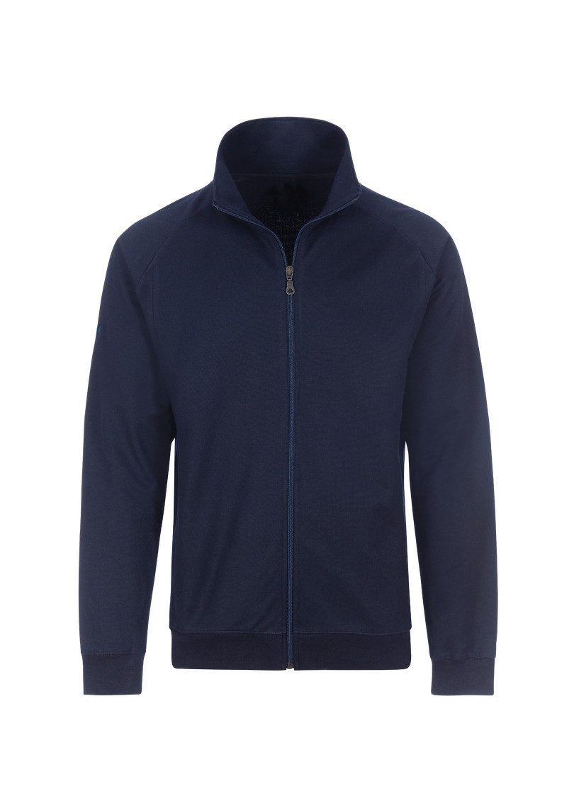 Trigema Sweatjacke TRIGEMA Raglanjacke aus Sweat-Qualität (1-tlg)