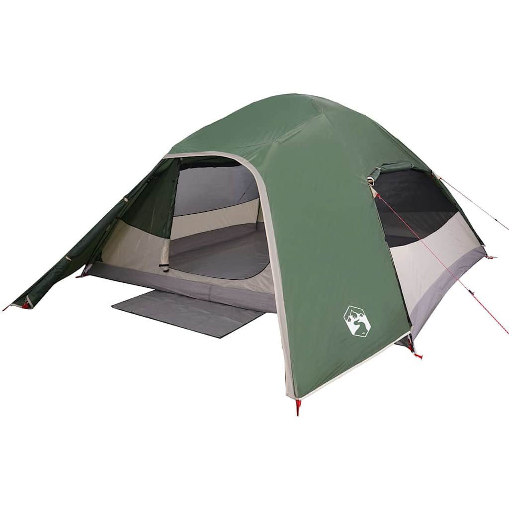 vidaXL Kuppelzelt Kuppel-Campingzelt 4 Personen Grün günstig online kaufen