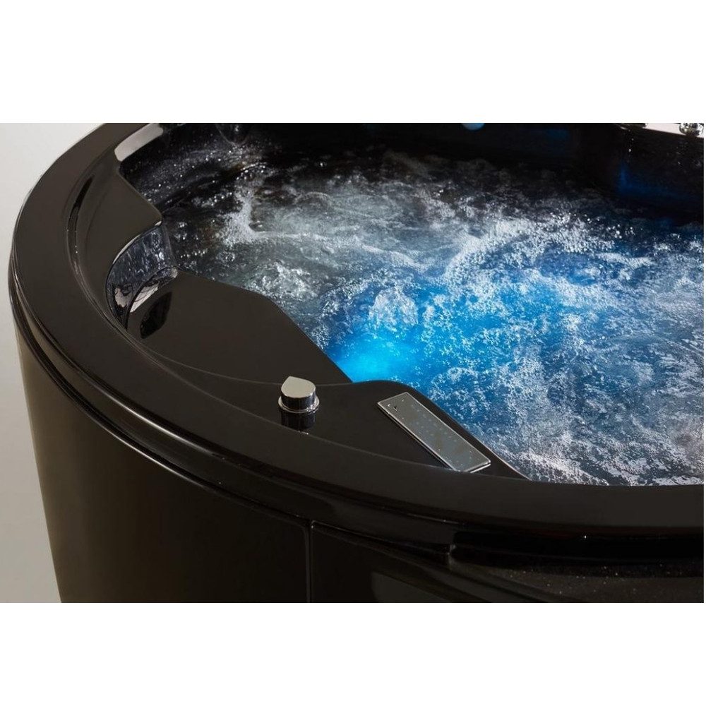 Duwilux Whirlpool-Badewanne XL 2 Per Whirlpool Perth 198x162 Badewanne Whirlwanne VOLLAUSSTATTUNG, Heizung
