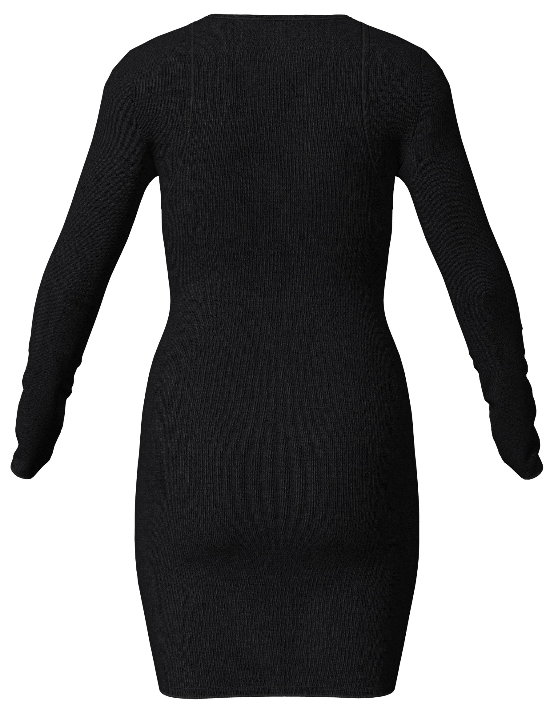 Calvin Klein Jeans Minikleid Körpernahe Passform mit Rundhalsausschnitt