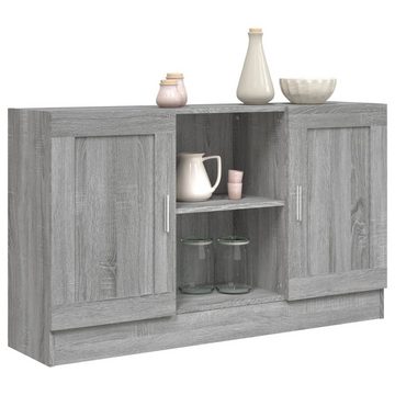 vidaXL Sideboard Sideboard Grau Sonoma 120x30,5x70 cm Holzwerkstoff (1 St)