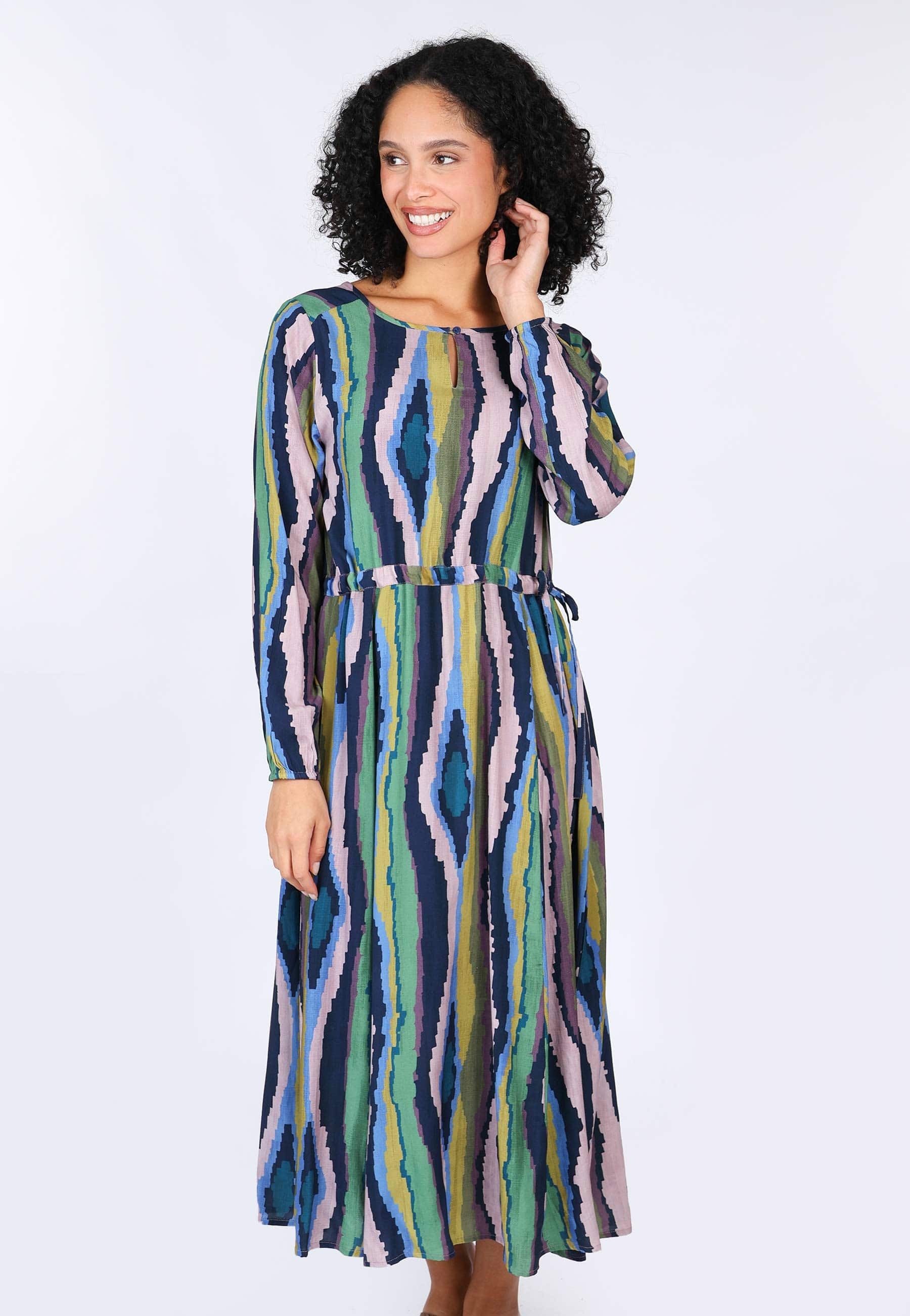 Lykka du Nord Sommerkleid Taleah Taillenraffung