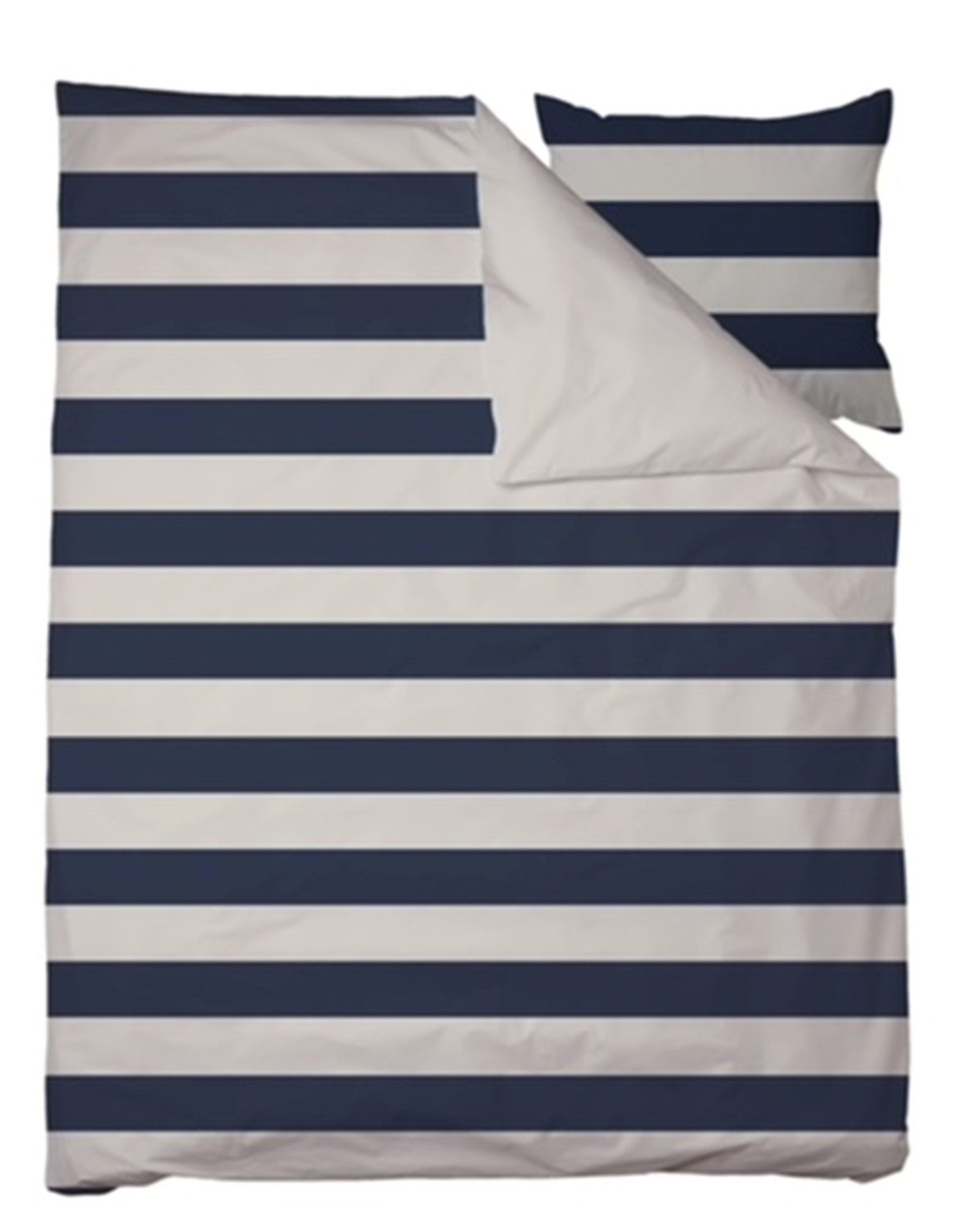 Dormabell Bettwäsche Dormabell Satin Bettwäsche 155x220 Blockstreifen marine blau beige, Satin, 2 teilig
