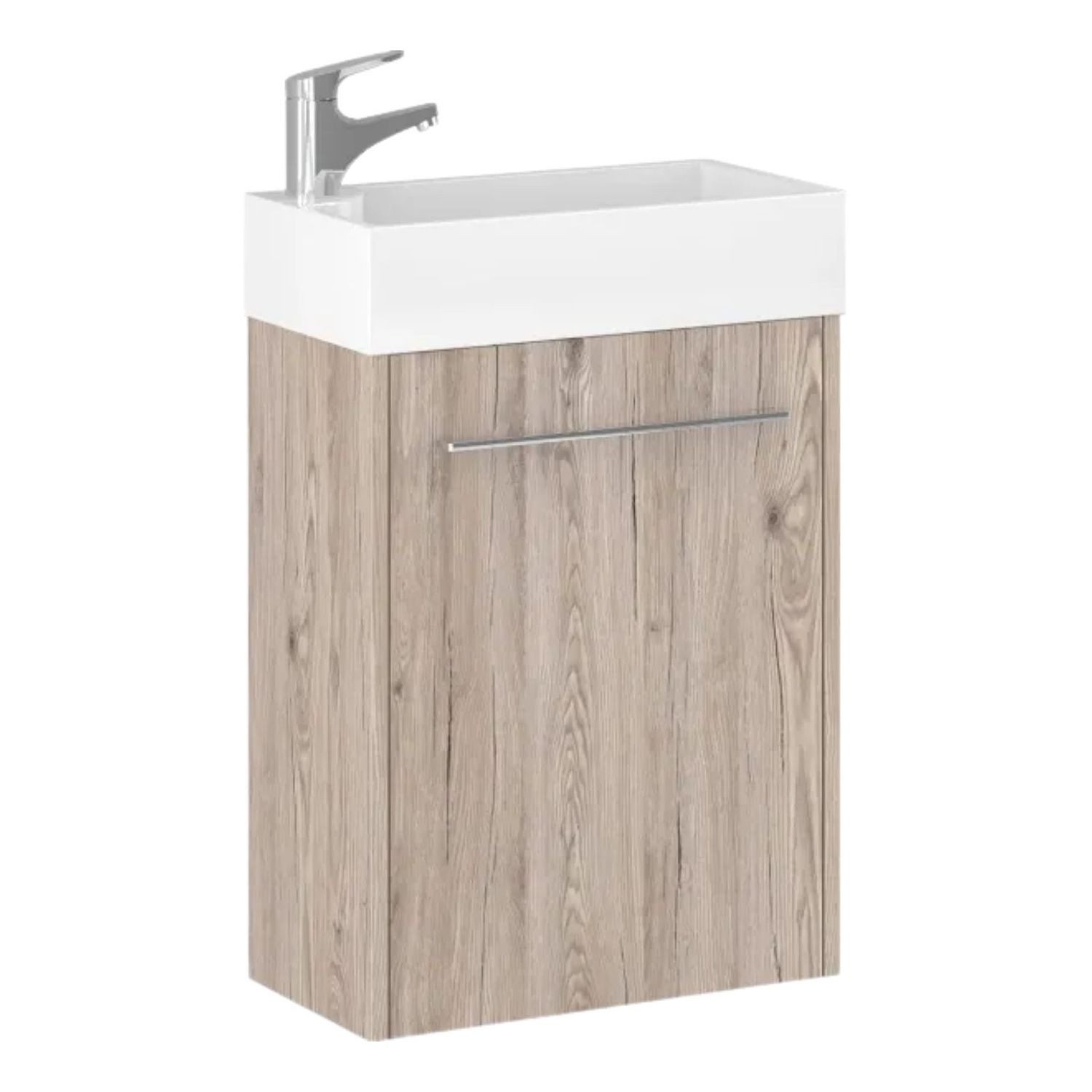 Astor Badmöbel-Set Waschtisch Caddy 46 cm – Waschbecken mit Unterschrank, melaminbeschichtet – einfach zu reinigen – Bild 2 von 3
