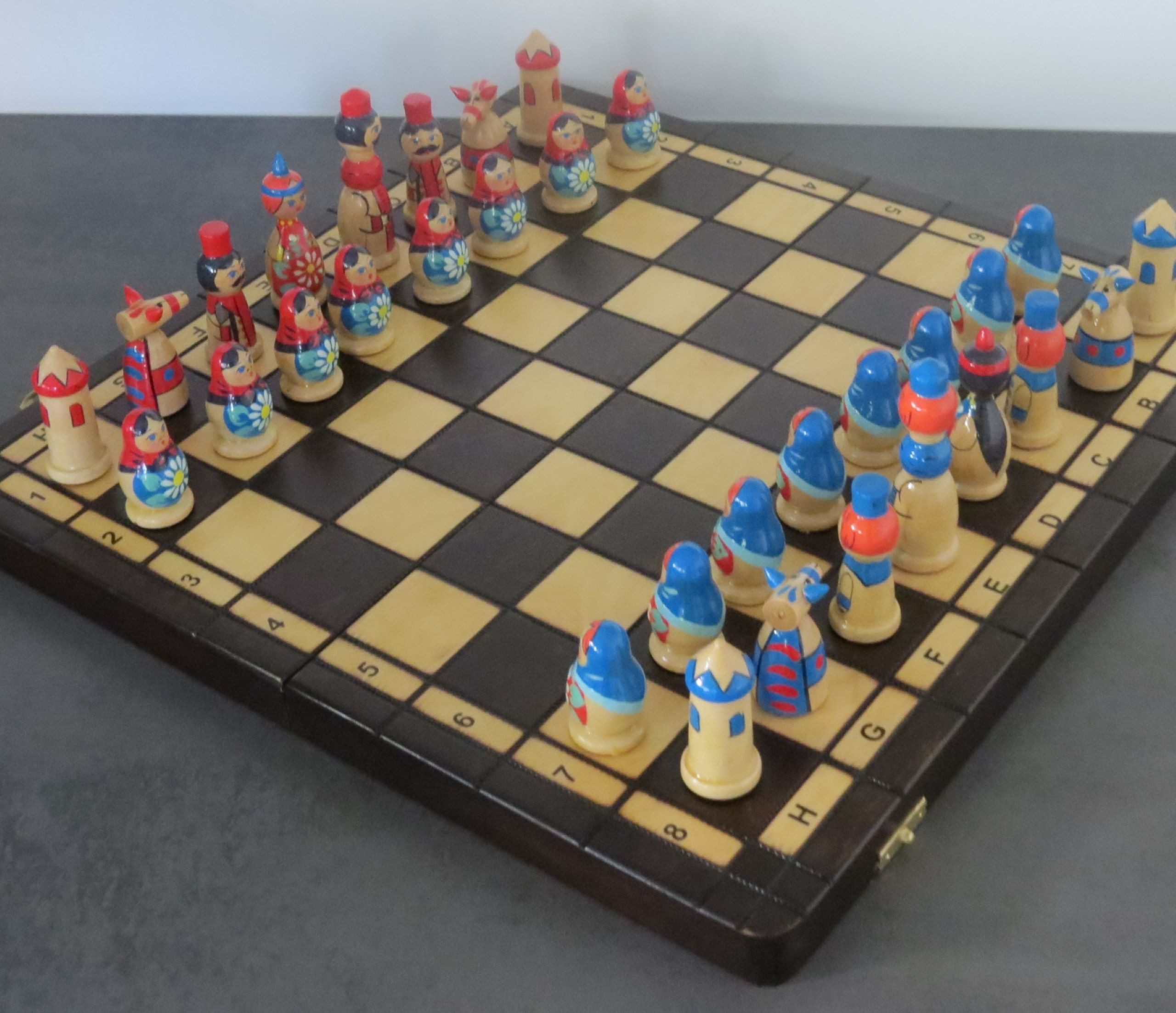 Holzprodukte Игрыsammlung Schach Schachspiel Babuschka Matroschka Matruschka Holz SET