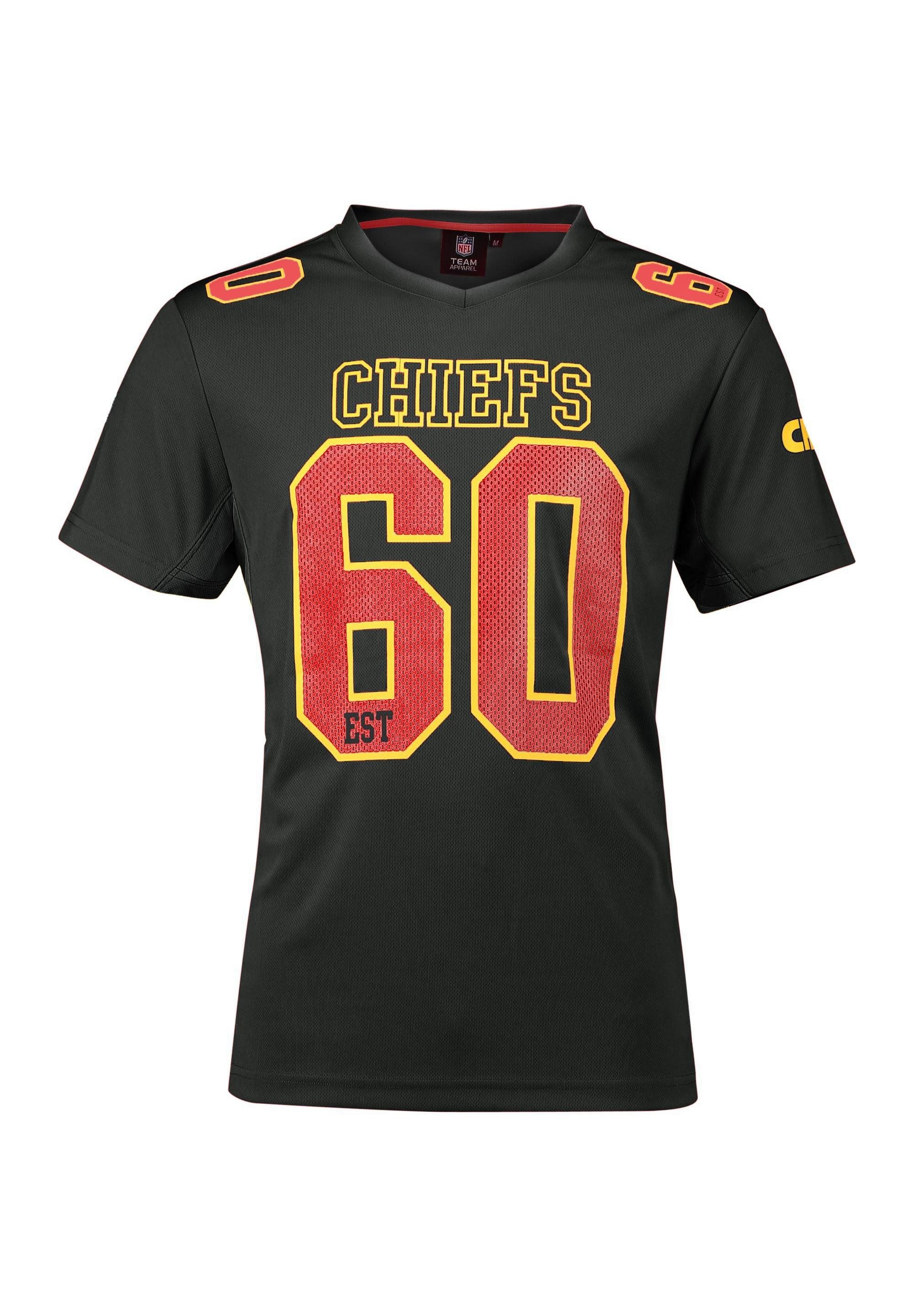 T-Shirt Kansas City Chiefs NFL Players Poly Mesh Black T-Shirt Fanatics
