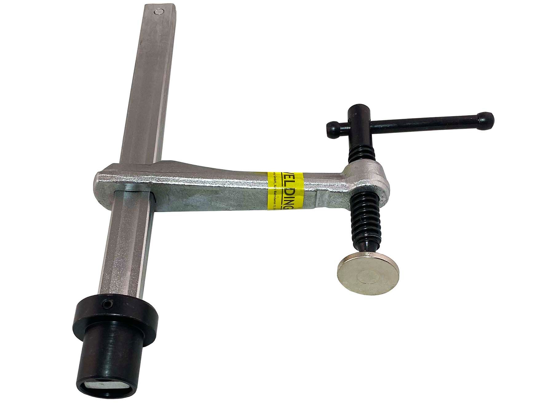 WELDINGER Schraubzwinge Schweisstisch- Schraubzwinge pro 120 x150 System 28 geschmiedet, (1 St), Schraubzwinge pro 120x150 mm, System 28