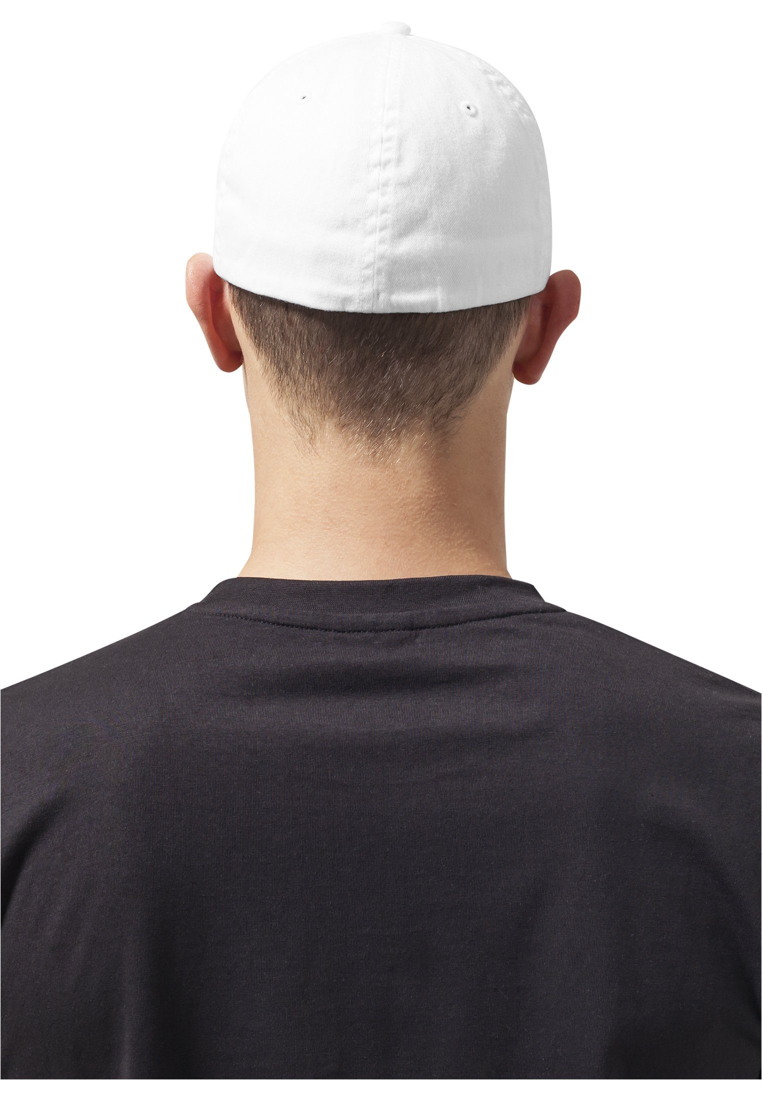 white Flexfit Flex Cotton Washed Accessoires Flexfit Garment Cap Hat Dad