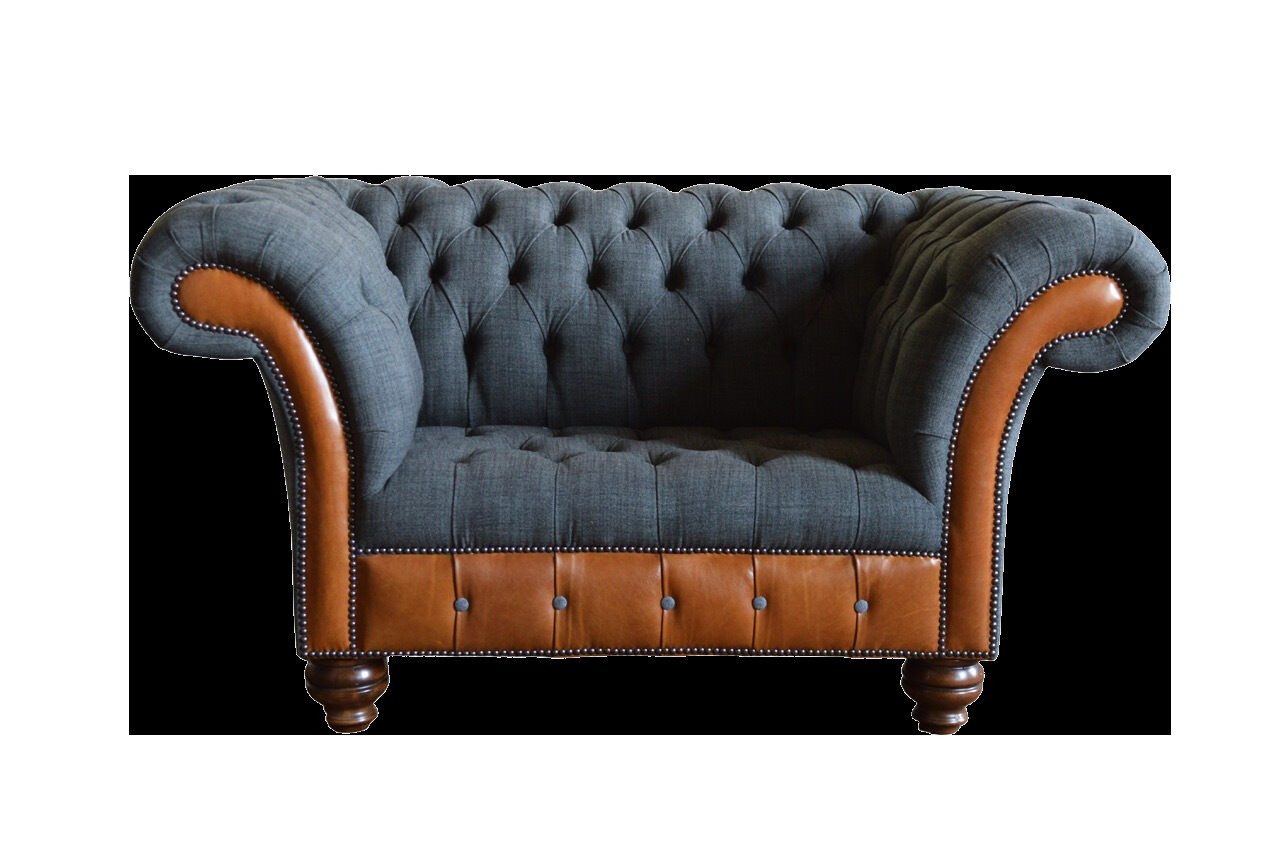 Xlmoebel Chesterfield-Sessel Luxuriöser 1-Sitzer Sessel aus hochwertigem Stoff (1-St), Made in Europa