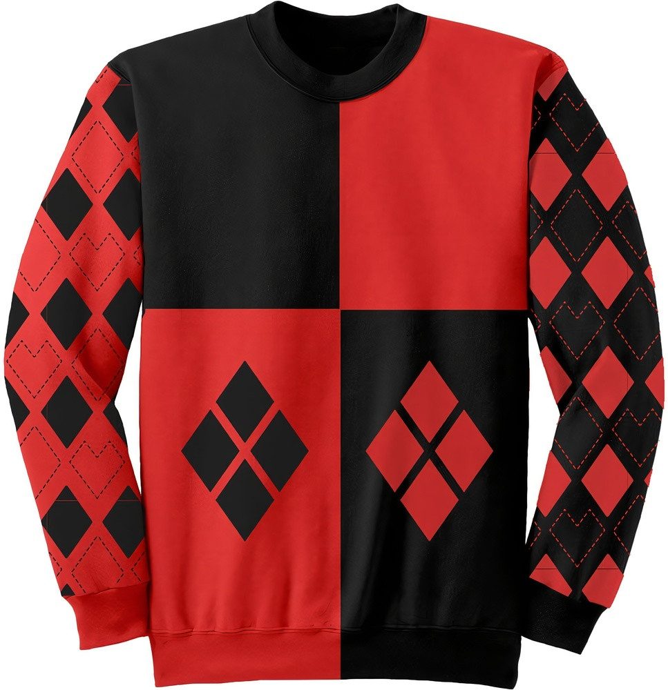 Batman Rundhalspullover Harley Quinn Diamonds Jumper