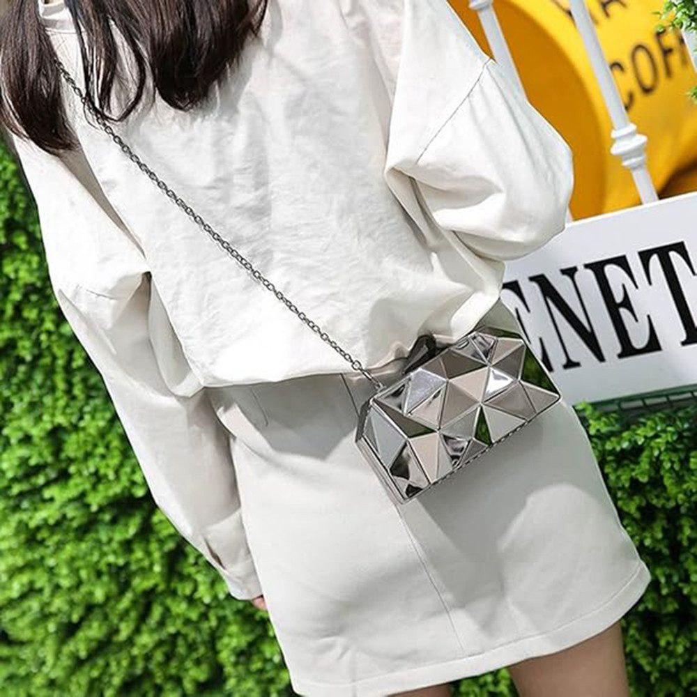 Zaewry Clutch Abendtasche für Damen, kleine Umhängetasche,Taschen aus Strass, Kupplung für Zeremonie, Hochzeit/Party/Abschlussball