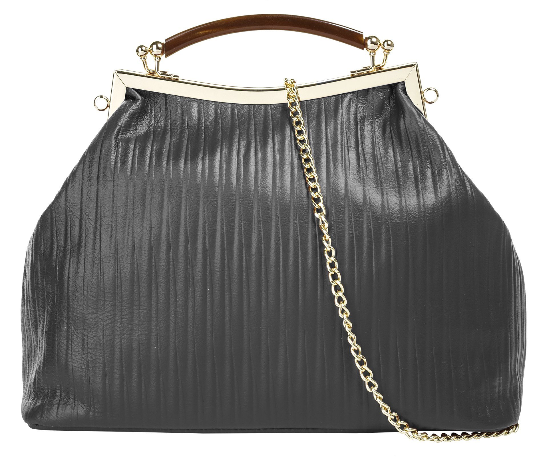 Cluty Henkeltasche, echt Leder, Made in Italy günstig online kaufen