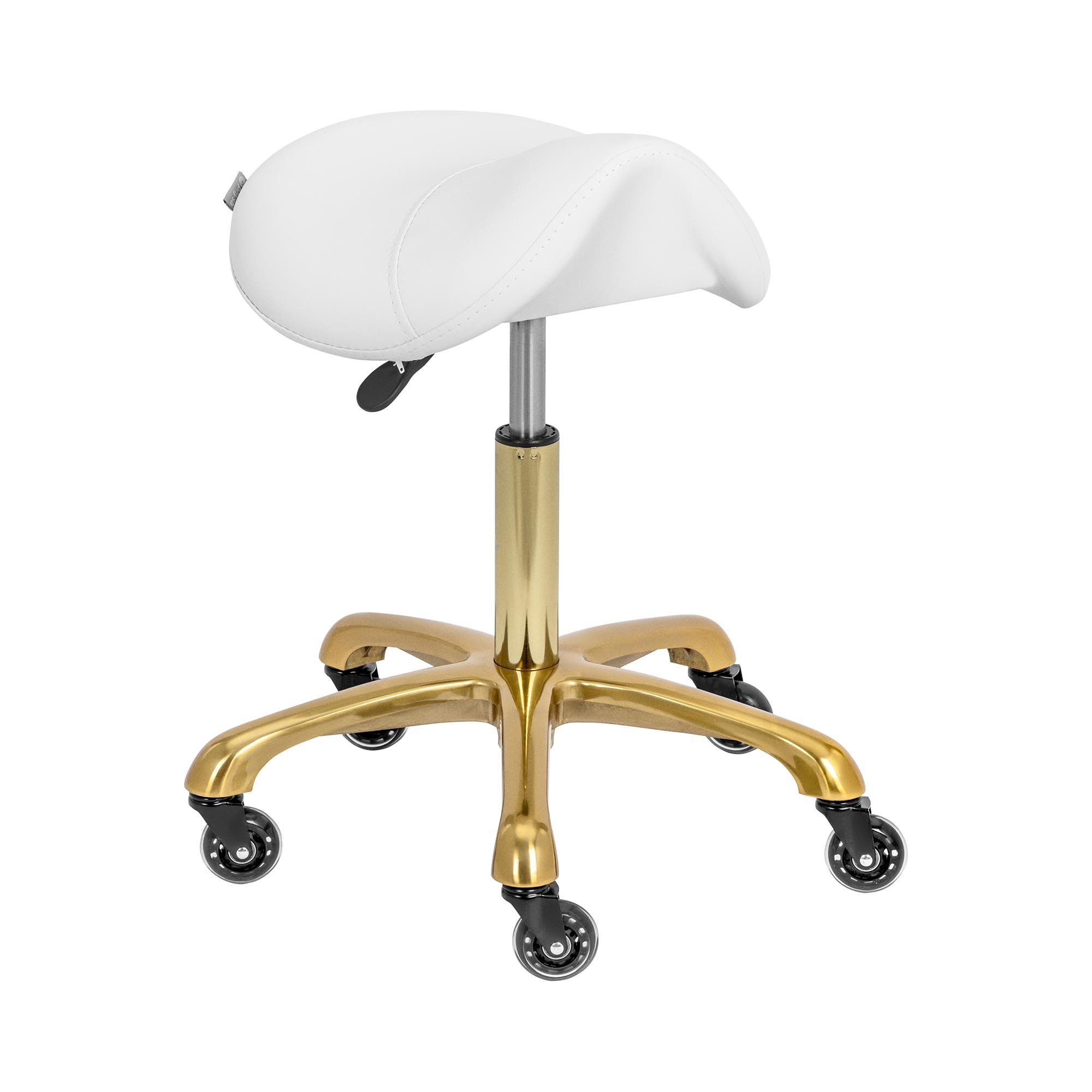 Drehstuhl Sattelhocker Kosmetikhocker ergonomischer Rollhocker verstellbar 150kg