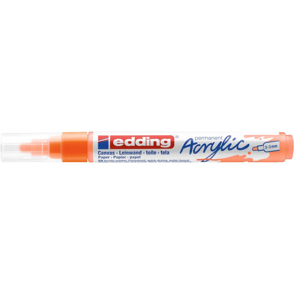 edding Marker, Strichbreite 2-3 mm Neon-Orange