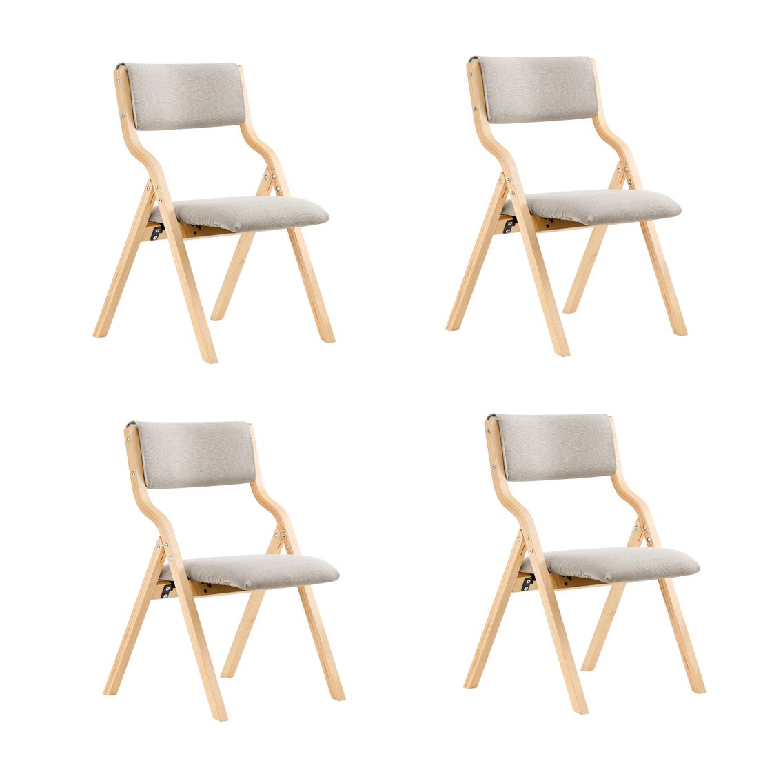 SoBuy Klappstuhl FST40, Küchenstuhl, Esszimmerstuhl, Holzstuhl, günstig online kaufen