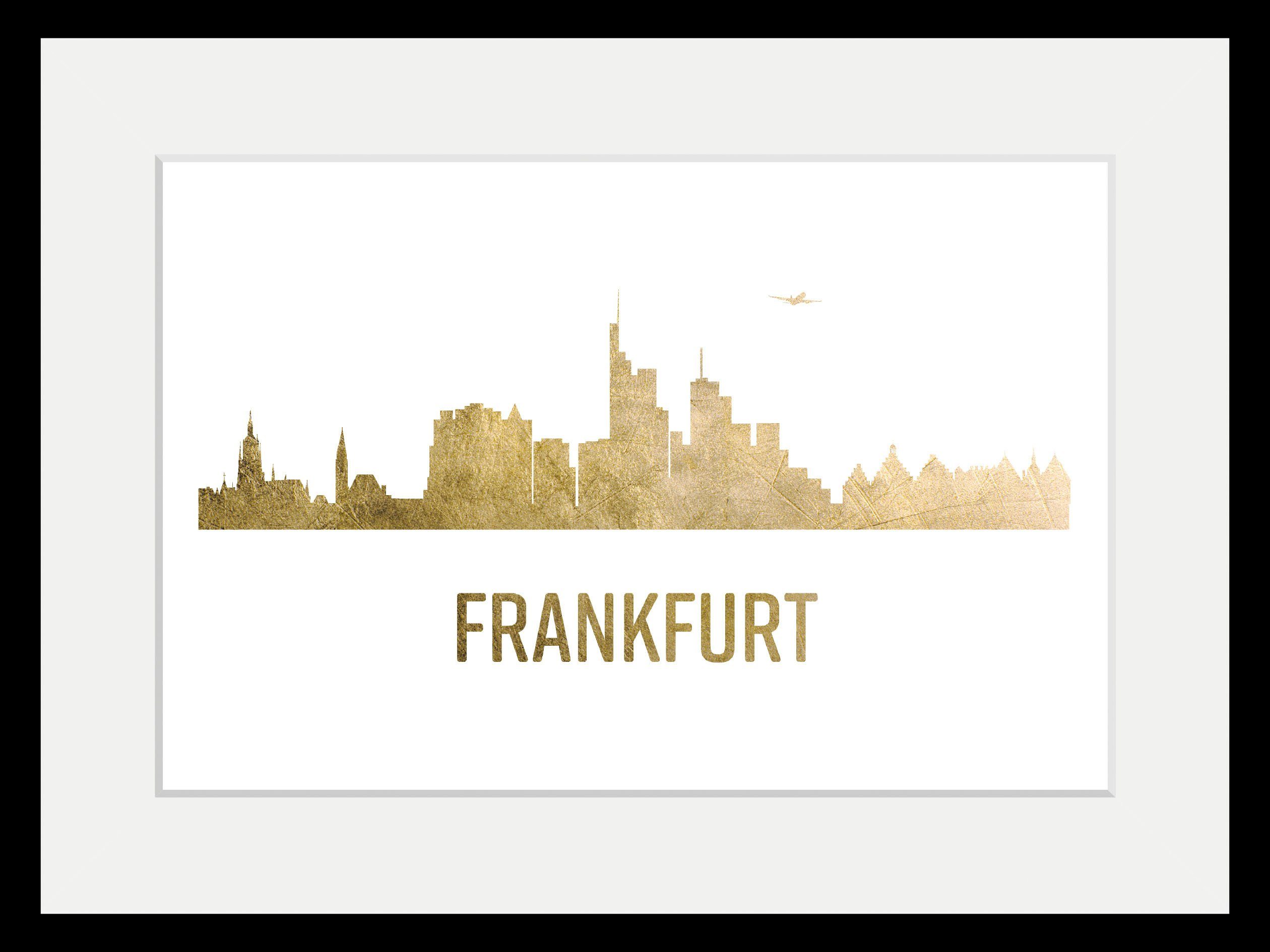 Frankfurt GOLD, Bild St) Skyline Städte (1 queence
