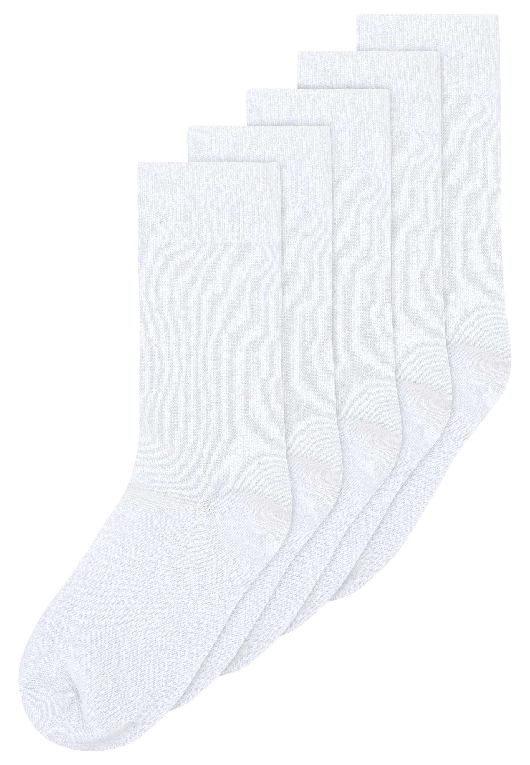 MELA Socken Socken 5er Pack Basic Das Elasthan "Roica" ist abbaubar, ohne Schadstoffe zu hinterlassen