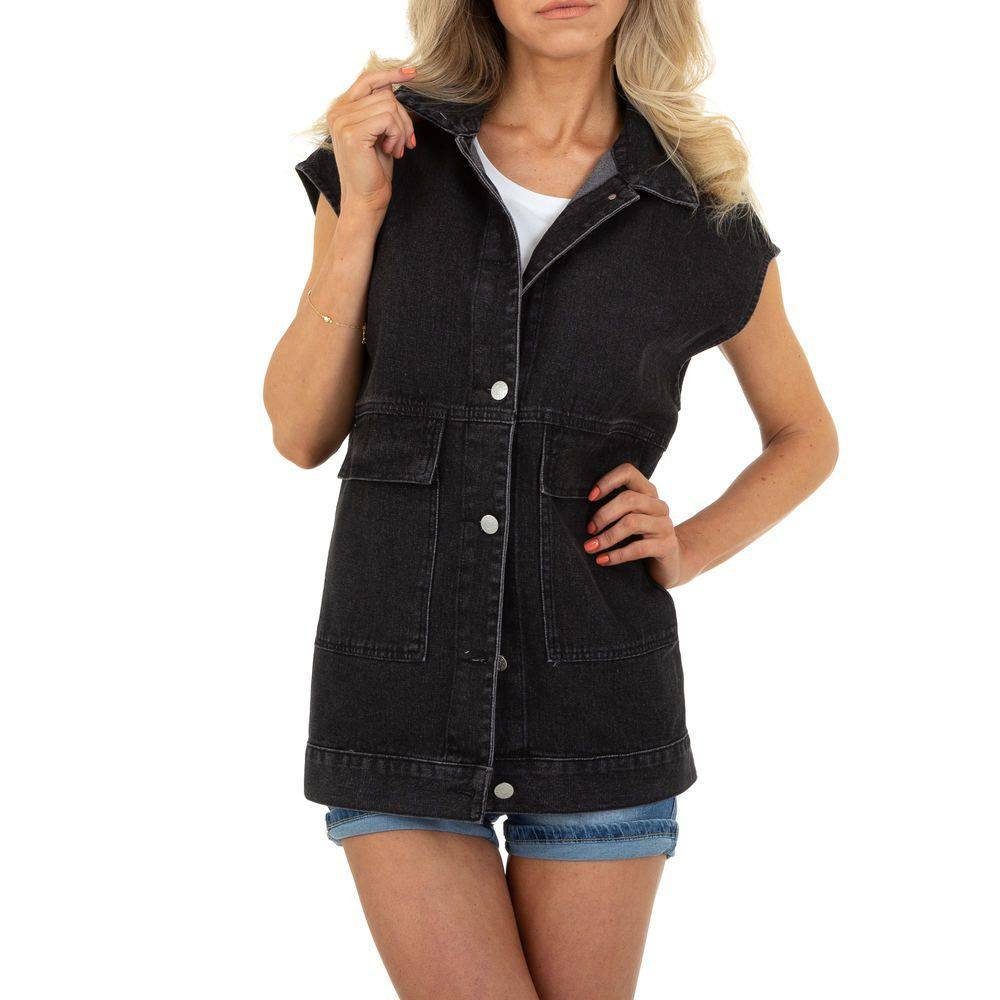 Ital-Design Jeansjacke Damen Freizeit Wickel Jeansstoff günstig online kaufen