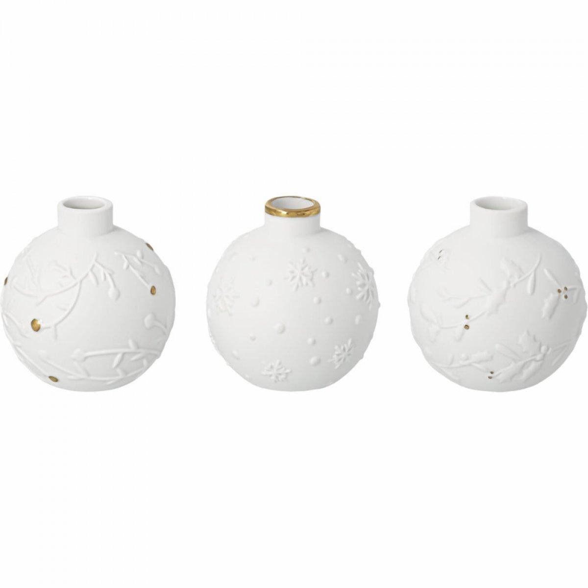 Räder Dekofigur Design Minivasen Winterkugel (3-teilig)