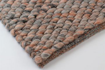 Wollteppich Magali, Dekowe, rechteckig, Höhe: 17 mm, Handweb Teppich, reine Wolle, handgewebt, meliert