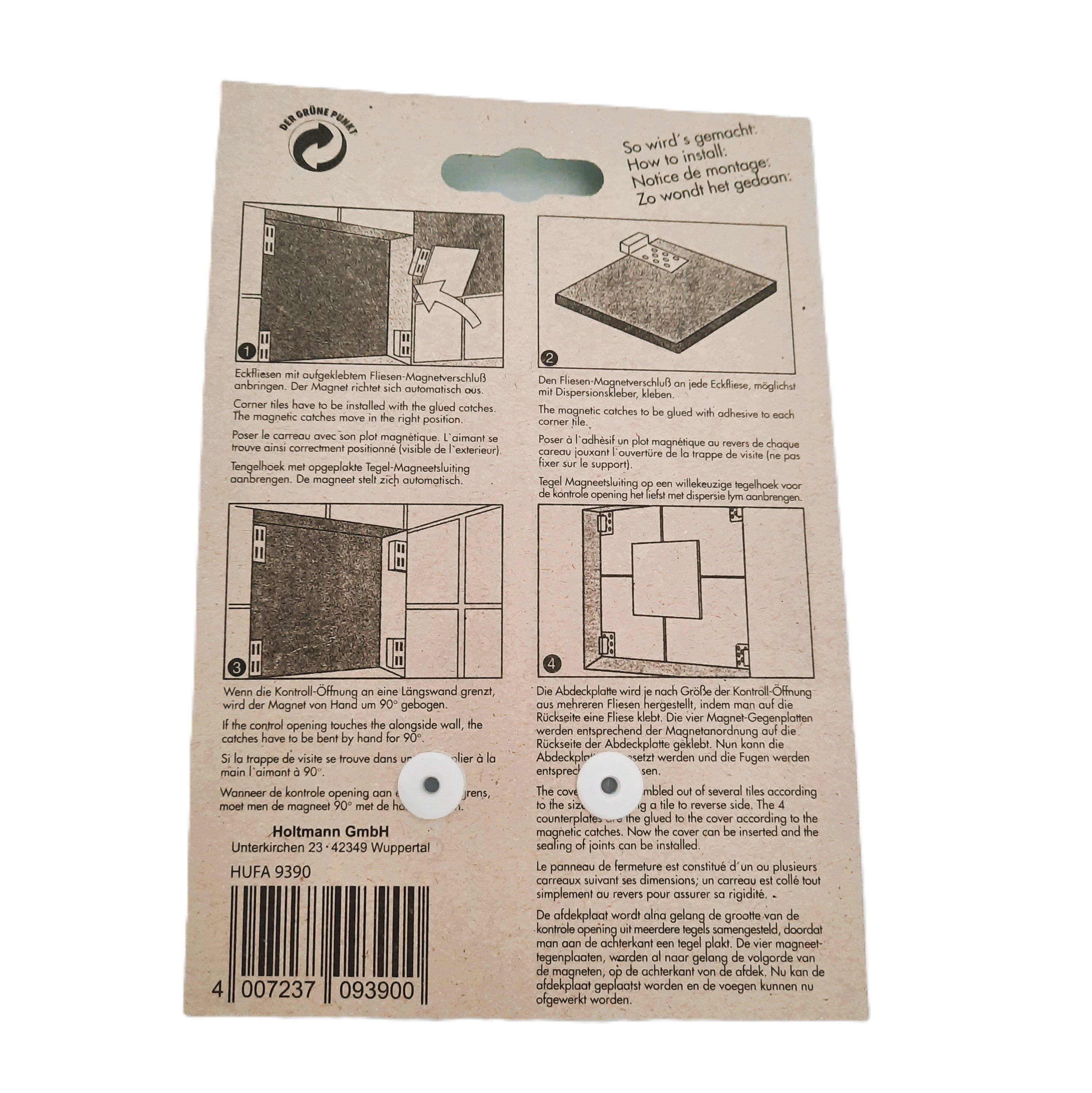 Hufa Fliesenkreuz Hufa Fliesen Magnete 8-teilig Kontrollöffnung SB - Packun günstig online kaufen